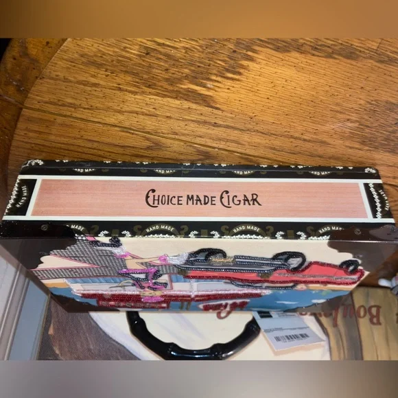 Cigar Box Purse - Jersey Diner - Choice Made Cigars - VTG with Tags - Picture 8 of 9